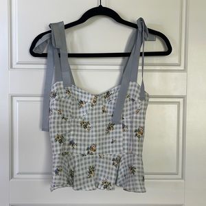 Reformation gingham too